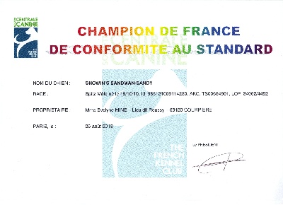 Des muses du haut forez - SANDY CHAMPION DE FRANCE !